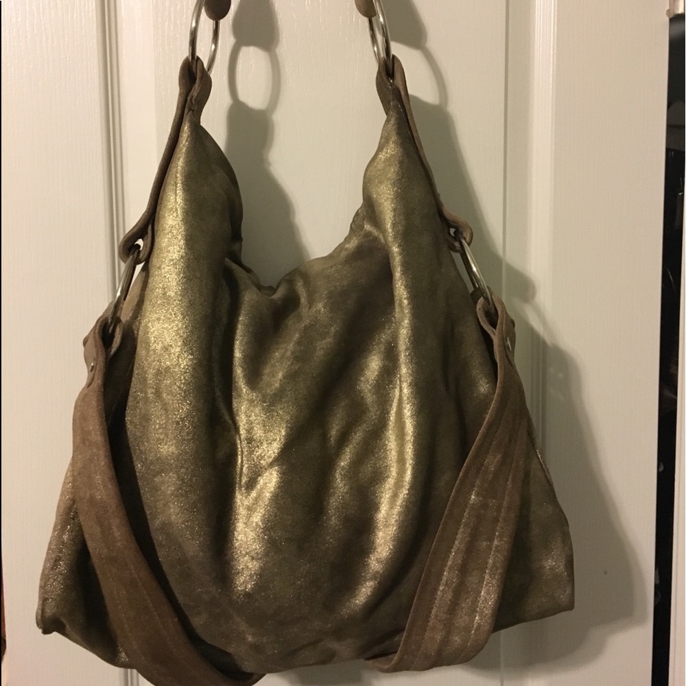 Kale golden metallic hobo
